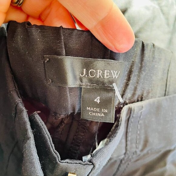 NWT J. Crew Pan Trouser High Rise Straight Leg Surplus Pocket Patch Utility Wide - Picture 8 of 14